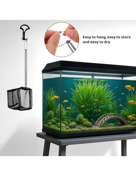 Paquete de 2 Redes de Acuario Vin Beauty 7.62 cm Nylon