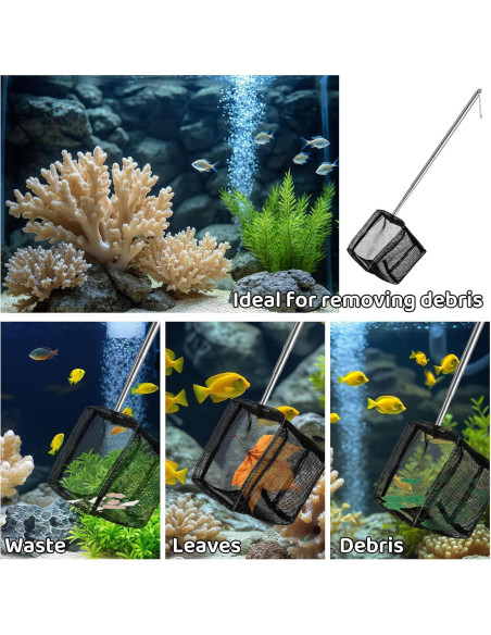 Paquete de 2 Redes de Acuario Vin Beauty 7.62 cm Nylon