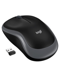 Ratón Inalámbrico Logitech M185 Gris y Negro 1000 DPI