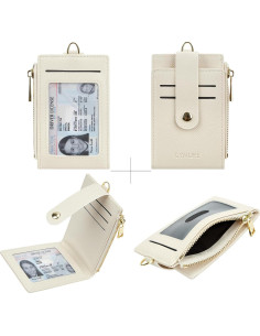 Billetera de cuero para mujeres Cynure con bloqueo RFID 2