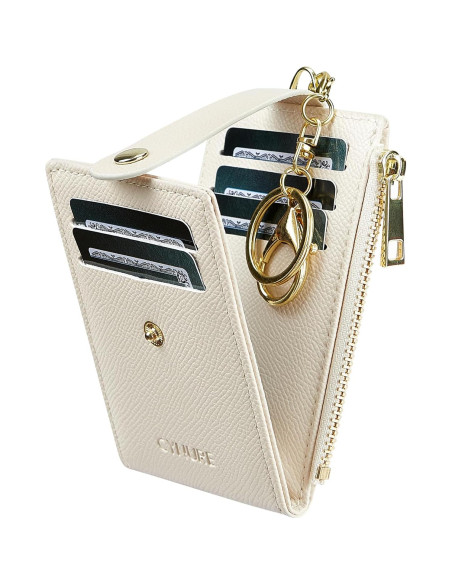 Billetera de cuero para mujeres Cynure con bloqueo RFID