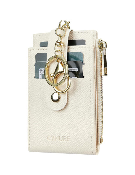Billetera de cuero para mujeres Cynure con bloqueo RFID