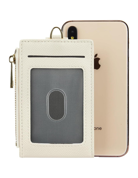 Billetera de cuero para mujeres Cynure con bloqueo RFID