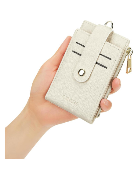 Billetera de cuero para mujeres Cynure con bloqueo RFID