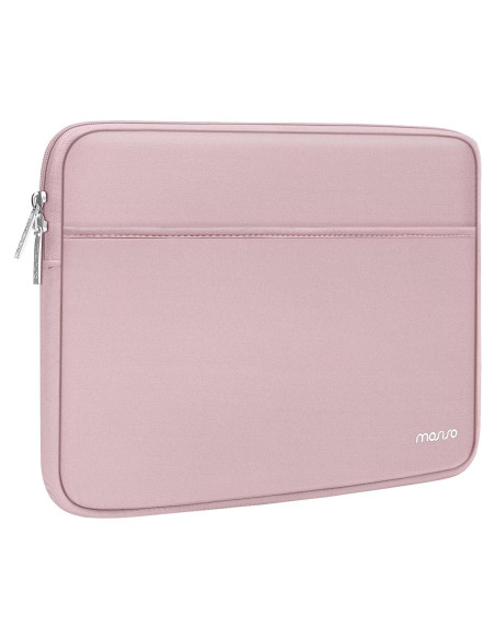 Funda para Laptop MOSISO Rosa 13.3" Neopreno con Bolsillo