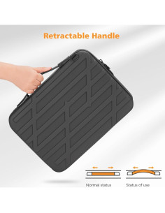 Funda para Laptop NIDOO 16" Negra a Prueba de Golpes 2