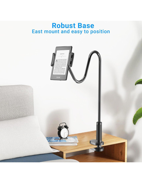 Soporte Gooseneck para Tablet y Kindle Kefotic K2 - Negro