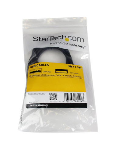 Cable de Extensión USB 2.0 StarTech 1.5 m Macho a Hembra