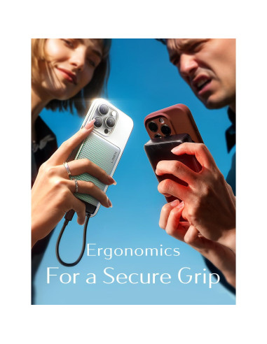 Batería Portátil LISEN 10,000mAh 22.5W Ultra Delgado 1.27cm