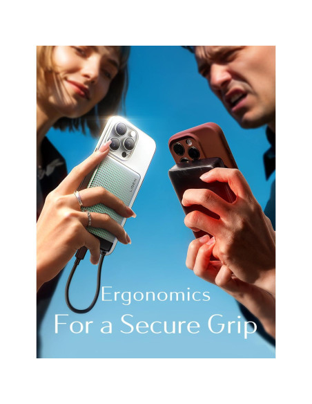 Batería Portátil LISEN 10,000mAh 22.5W Ultra Delgado 1.27cm