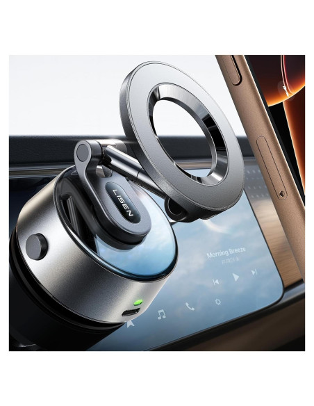 Soporte Magnético de Teléfono LISEN para Coche - Ajustable y Eléctrico