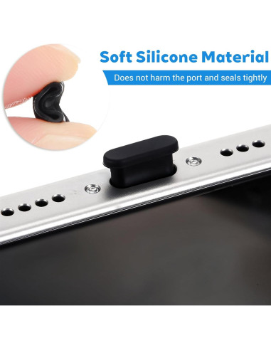 40 Tapas de Polvo USB Silicona Gjinxi para Puertos Diversos