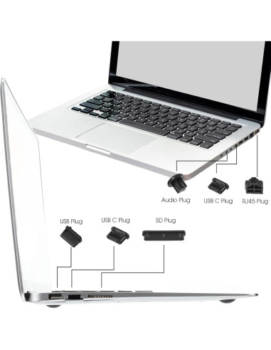 40 Tapas de Polvo USB Silicona Gjinxi para Puertos Diversos