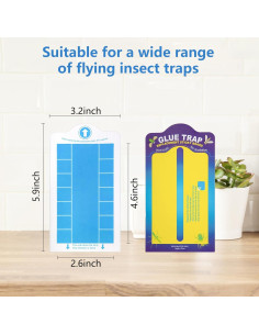 Kit de Recarga Trampa Insectos Voladores Stingmon 24 Paquetes 2