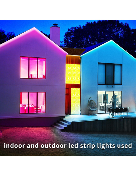 Tira de Luz LED Impermeable Vimeepro 30m RGB Control Remoto