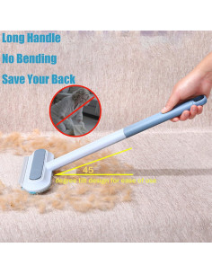 Removedor de Pelo de Mascotas IINGDA 4 en 1 Reutilizable 44 cm 2
