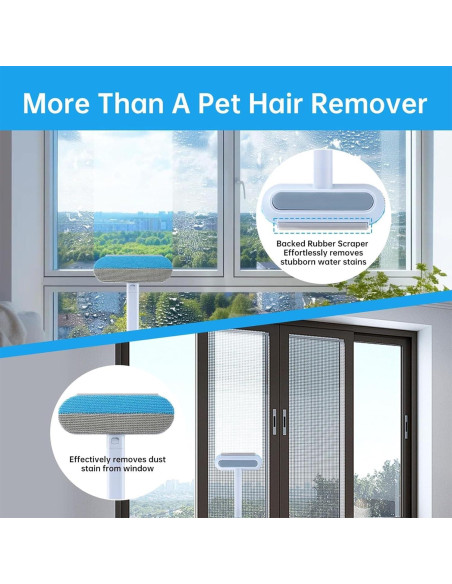 Removedor de Pelo de Mascotas IINGDA 4 en 1 Reutilizable 44 cm