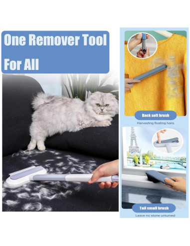 Removedor de Pelo de Mascotas IINGDA 4 en 1 Reutilizable 44 cm