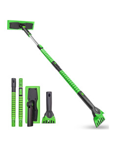 Escoba de Nieve y Raspador de Hielo SEAAES 139.7 cm Verde