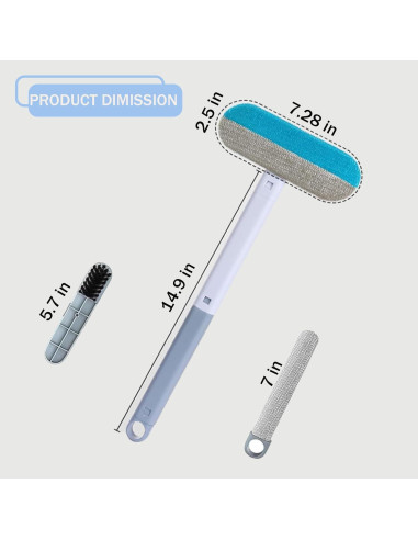 Removedor de Pelo de Mascotas IINGDA 4 en 1 Reutilizable 44 cm