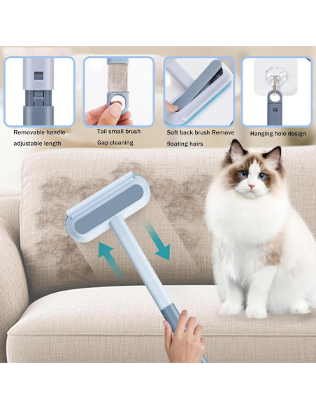 Removedor de Pelo de Mascotas IINGDA 4 en 1 Reutilizable 44 cm