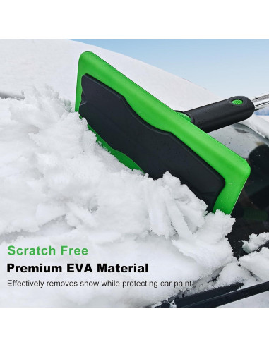 Escoba de Nieve y Raspador de Hielo SEAAES 139.7 cm Verde