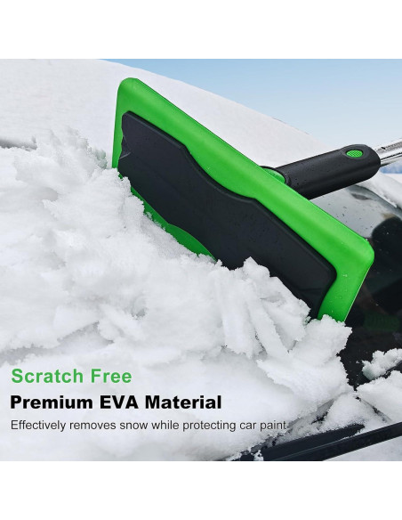 Escoba de Nieve y Raspador de Hielo SEAAES 139.7 cm Verde