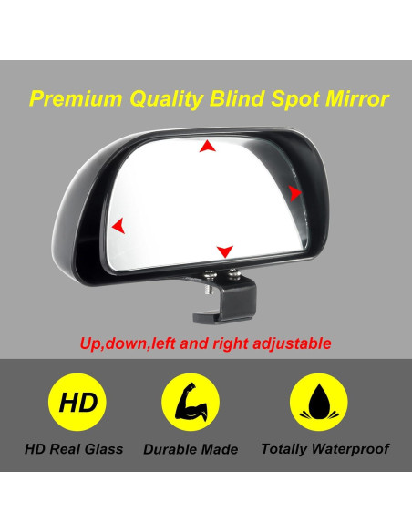 Espejo Convexo de Punto Ciego LoyaGour BSM 14.5x6.5cm Negro