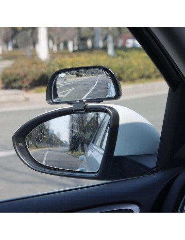Espejo Convexo de Punto Ciego LoyaGour BSM 14.5x6.5cm Negro