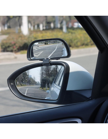 Espejo Convexo de Punto Ciego LoyaGour BSM 14.5x6.5cm Negro