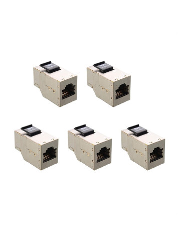 Acopladores Keystone RJ45 Cat 6A Blindados Cable Matters - 5 Unidades