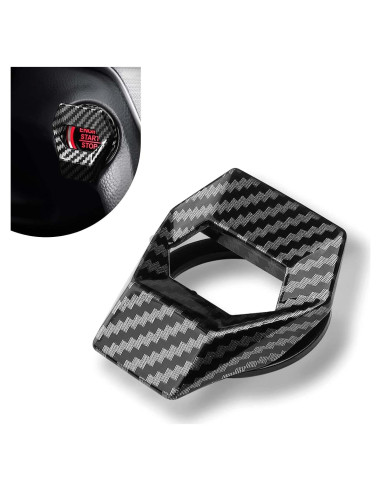 Cubierta Protectora Botón de Inicio Ferianl Fibra de Carbono