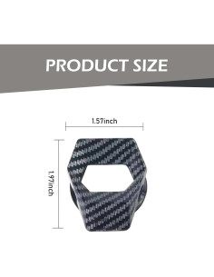 Cubierta Protectora Botón de Inicio Ferianl Fibra de Carbono 2