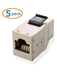 Acopladores Keystone RJ45 Cat 6A Blindados Cable Matters - 5 Unidades 2
