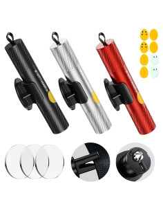 Martillo de Seguridad Gemgong Safehammer 2 en 1 Rompe Cristales