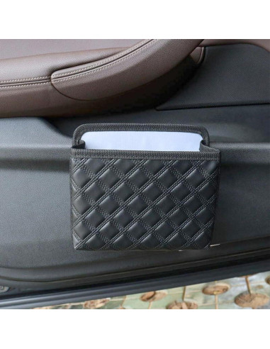 Basurero de Auto Zpana Plegable de Cuero Impermeable 18.5x15.5cm