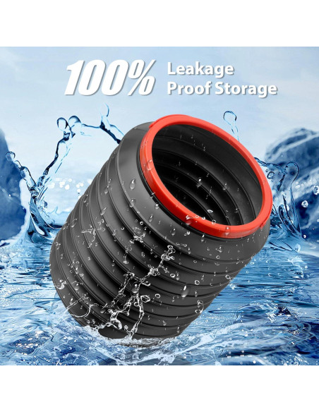 Basurero de Auto BPTAKOO 4L a Prueba de Fugas Negro