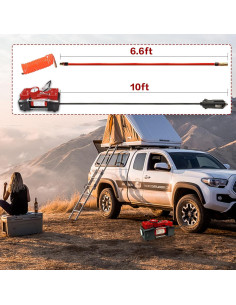 Compresor de Aire Portátil YUNGTEE 12V 150 PSI con LED 2