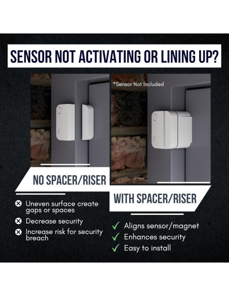 Juego de 5 Anclajes Magnéticos Clever Home 0.64 cm Adhesivo 3M