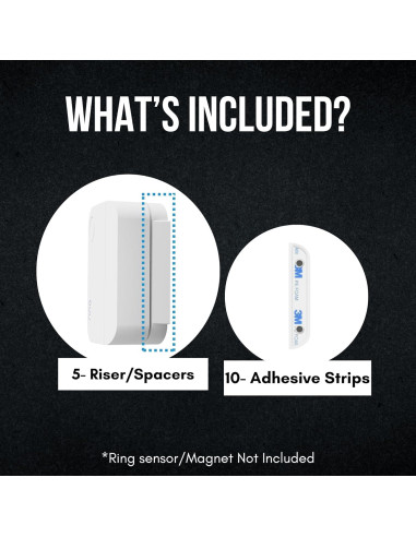 Juego de 5 Anclajes Magnéticos Clever Home 0.64 cm Adhesivo 3M