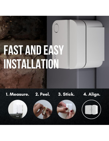 Juego de 5 Anclajes Magnéticos Clever Home 0.64 cm Adhesivo 3M