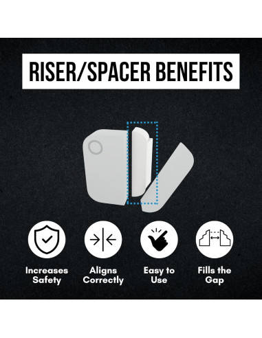 Juego de 5 Anclajes Magnéticos Clever Home 0.64 cm Adhesivo 3M