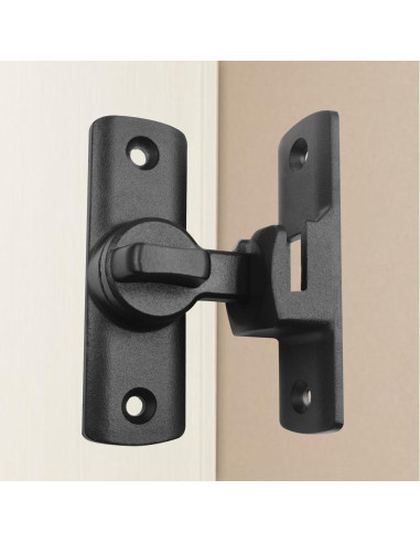 Cerradura de puerta deslizante Starfa Lab modelo ASD007 negra