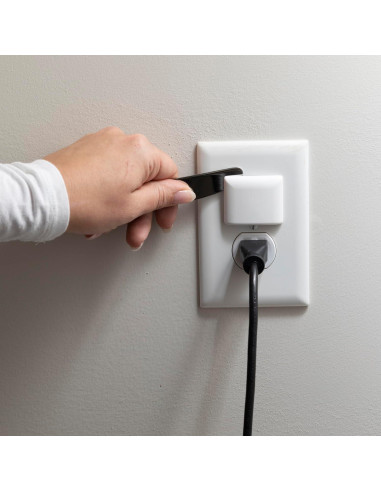 Cubierta de Enchufe Individual Qdos StayPut | Blanca | Paquete de 24