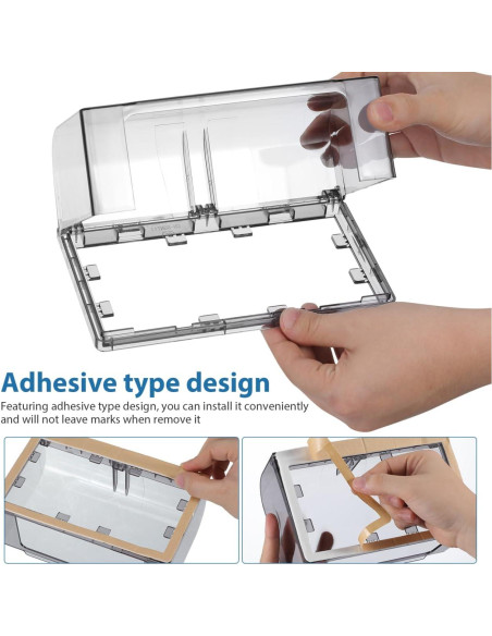 Cubierta de Enchufe Adhesiva Impermeable NUOBESTY - Protección para Niños y Mascotas