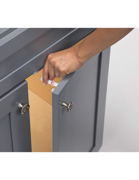 Pestillos Adhesivos Safety 1st - 12 Piezas para Gabinetes