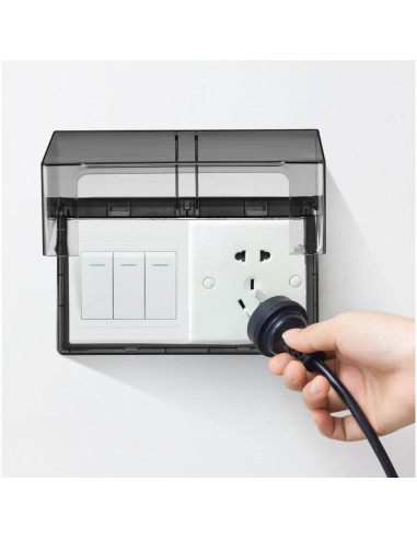 Cubierta de Enchufe Adhesiva Impermeable NUOBESTY - Protección para Niños y Mascotas