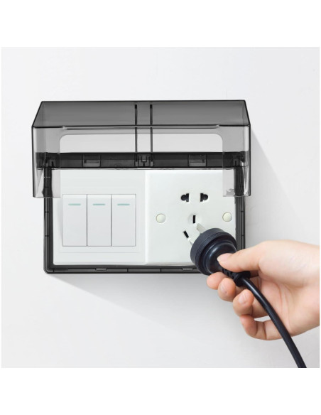 Cubierta de Enchufe Adhesiva Impermeable NUOBESTY - Protección para Niños y Mascotas