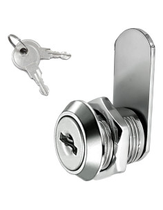 Cerradura de Gabinete MZCR-NNML 16mm con 4 Llaves Igual