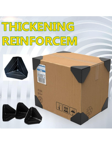 80 Protectores de Esquinas SHKIBY para Cajas de Cartón 60mm